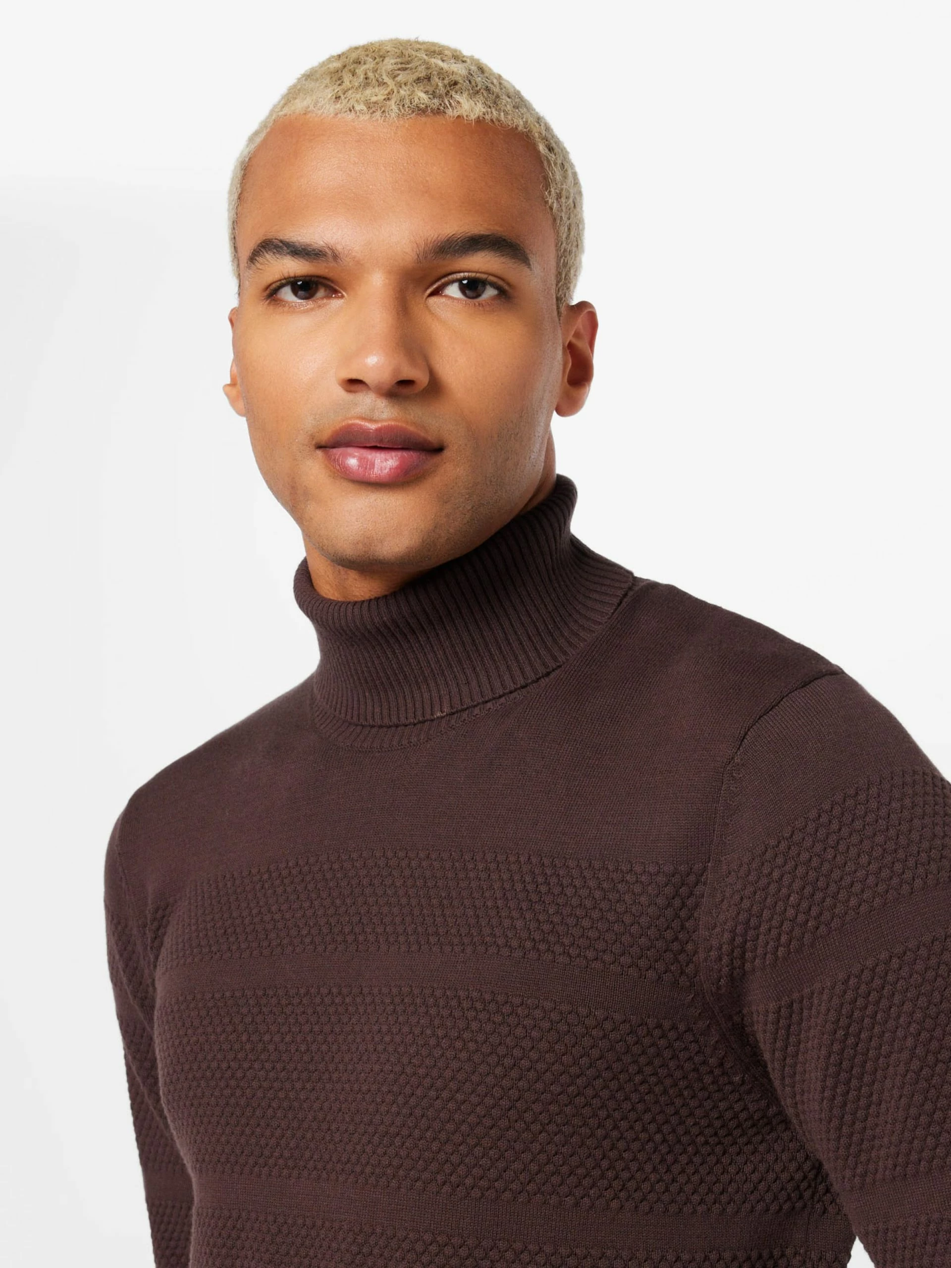 Blend Coltruien Trui Heren Donkerbruin 4 Blend Coltruien Trui Heren Donkerbruin - Afbeelding 2