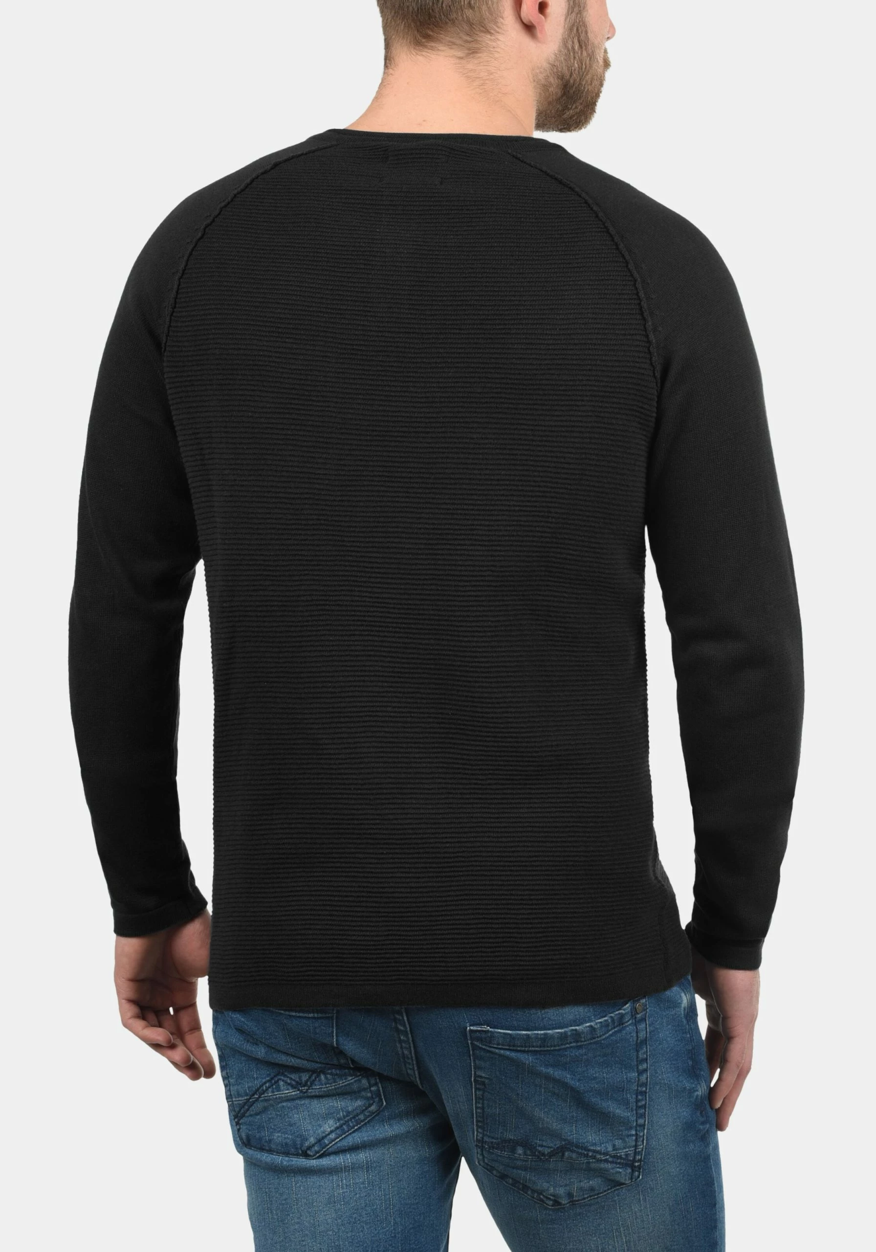 Blend Crewneck Truien Trui Otto Heren Zwart 4 Blend Crewneck Truien Trui Otto Heren Zwart - Afbeelding 2
