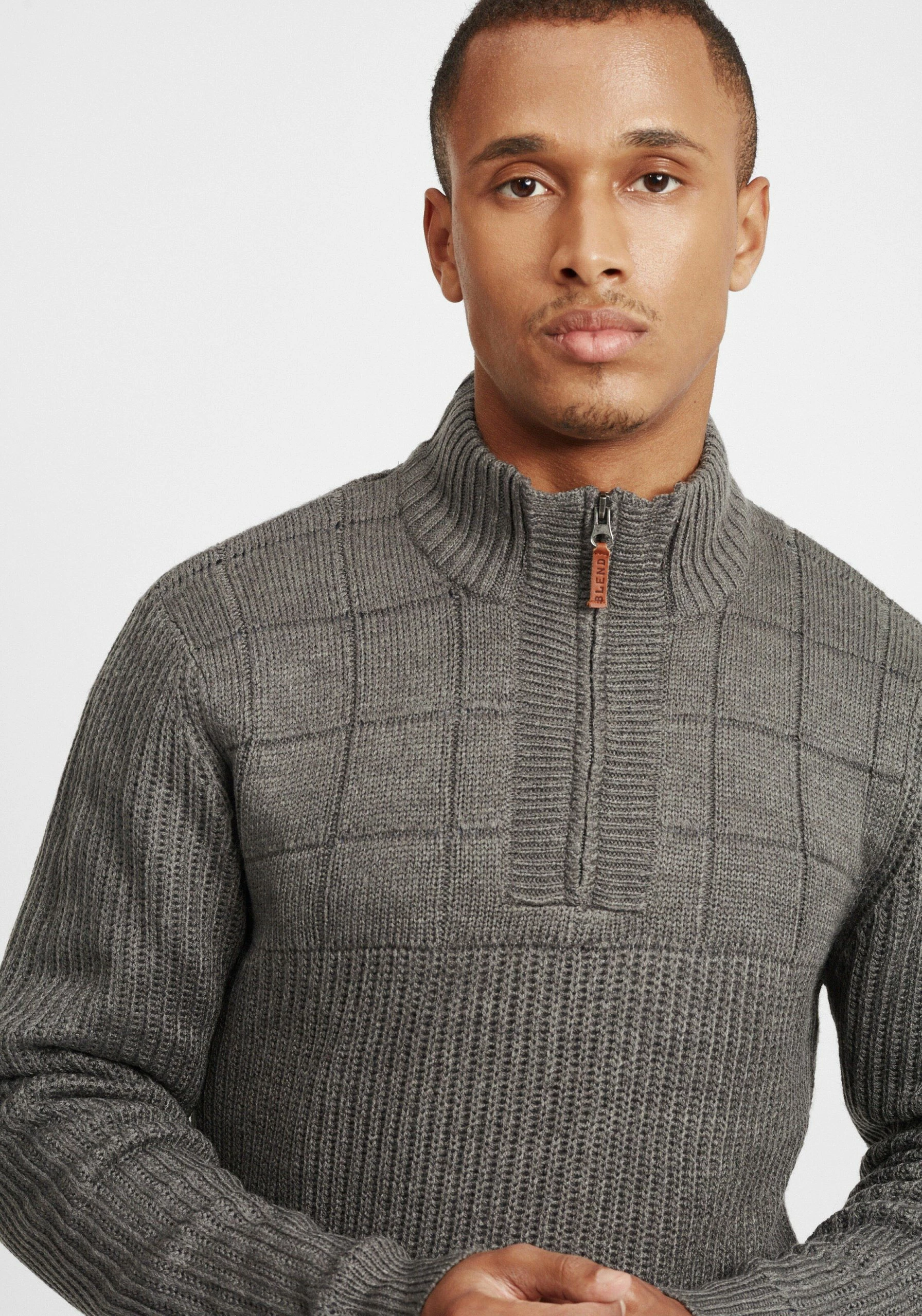 Blend Coltruien Trui Ostuta Heren Grijs 7 Blend Coltruien Trui Ostuta Heren Grijs - Afbeelding 5