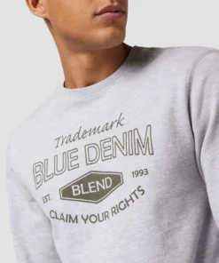 Blend Sweatshirts Sweatshirt Heren Aardetinten / Grijs Gemêleerd -Aanbiedingen Koud Stijl Winkel 7e651081cf704bca8f463bb46d1f780d scaled