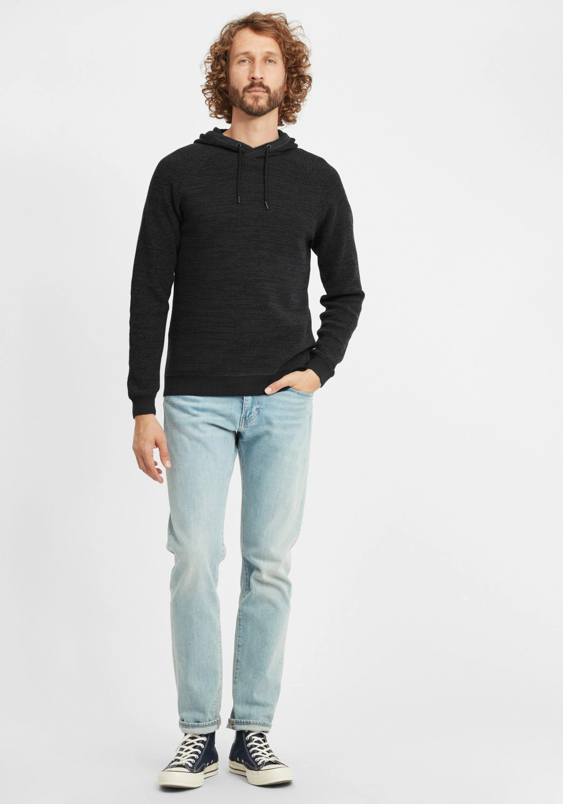 Blend Crewneck Truien Trui Comala Heren Zwart 6 Blend Crewneck Truien Trui Comala Heren Zwart - Afbeelding 4
