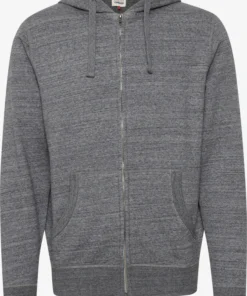 Blend Sweatvesten Sweatvest VELNO Heren Donkergrijs