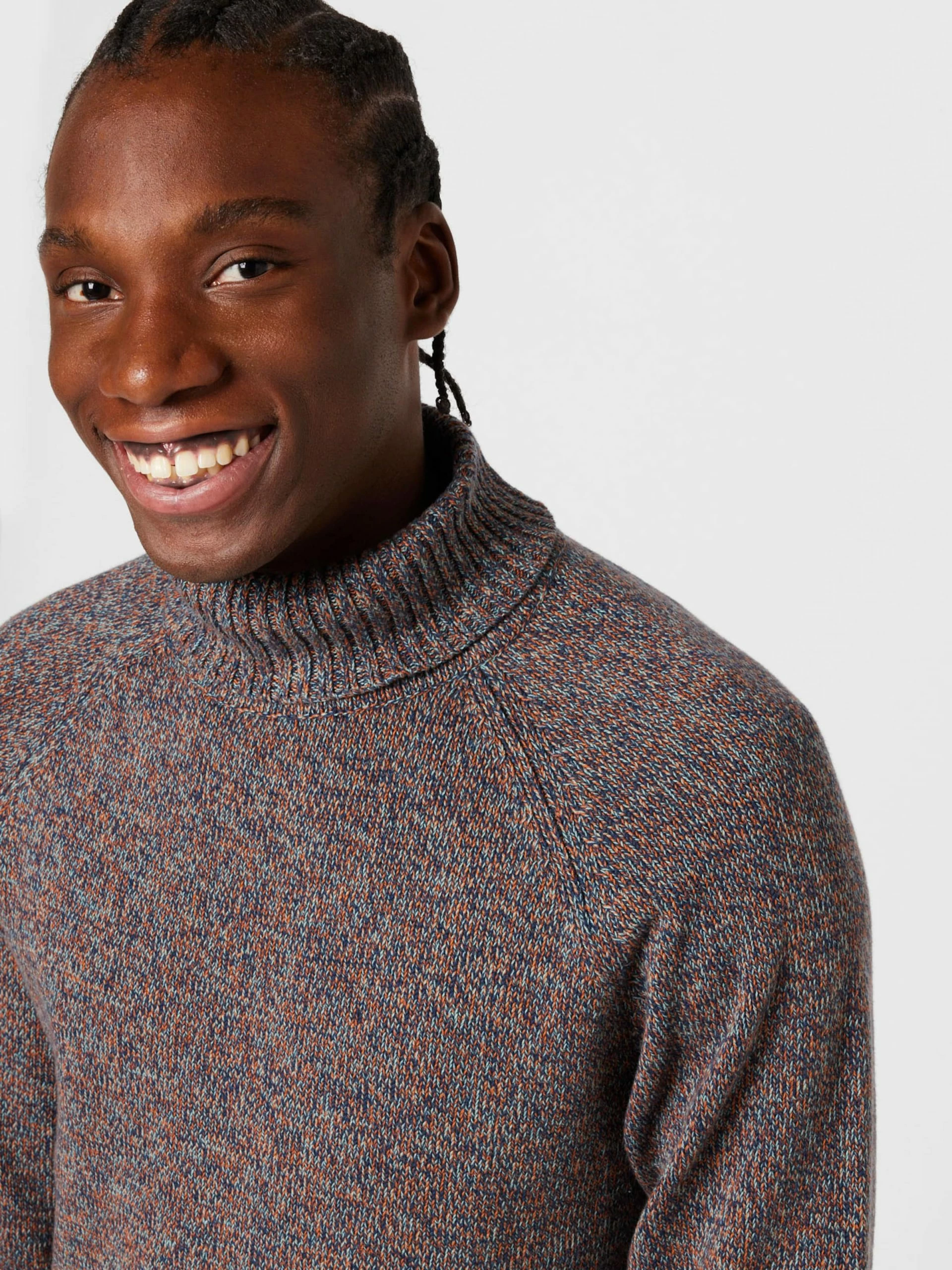 Blend Coltruien Trui Heren Navy / Lichtblauw 4 Blend Coltruien Trui Heren Navy / Lichtblauw - Afbeelding 2