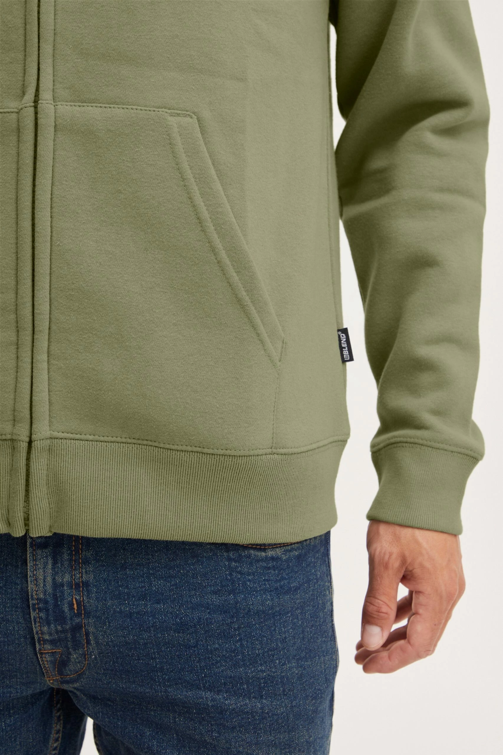 Blend Sweatvesten Met Capuchon Sweatvest Heren Groen 8 Blend Sweatvesten Met Capuchon Sweatvest Heren Groen - Afbeelding 6