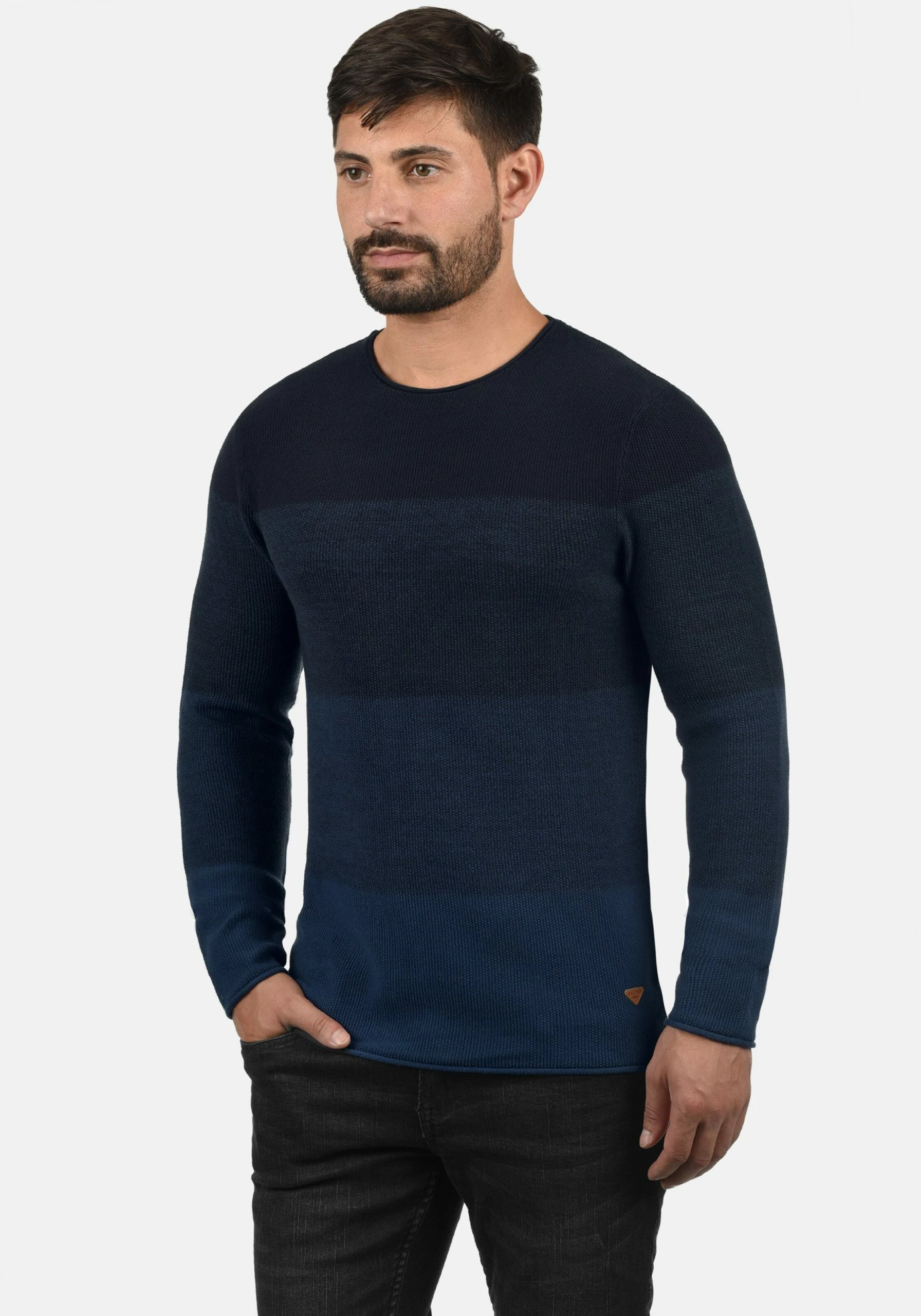 Blend Crewneck Truien Trui Benno Heren Donkerblauw 3 Blend Crewneck Truien Trui Benno Heren Donkerblauw
