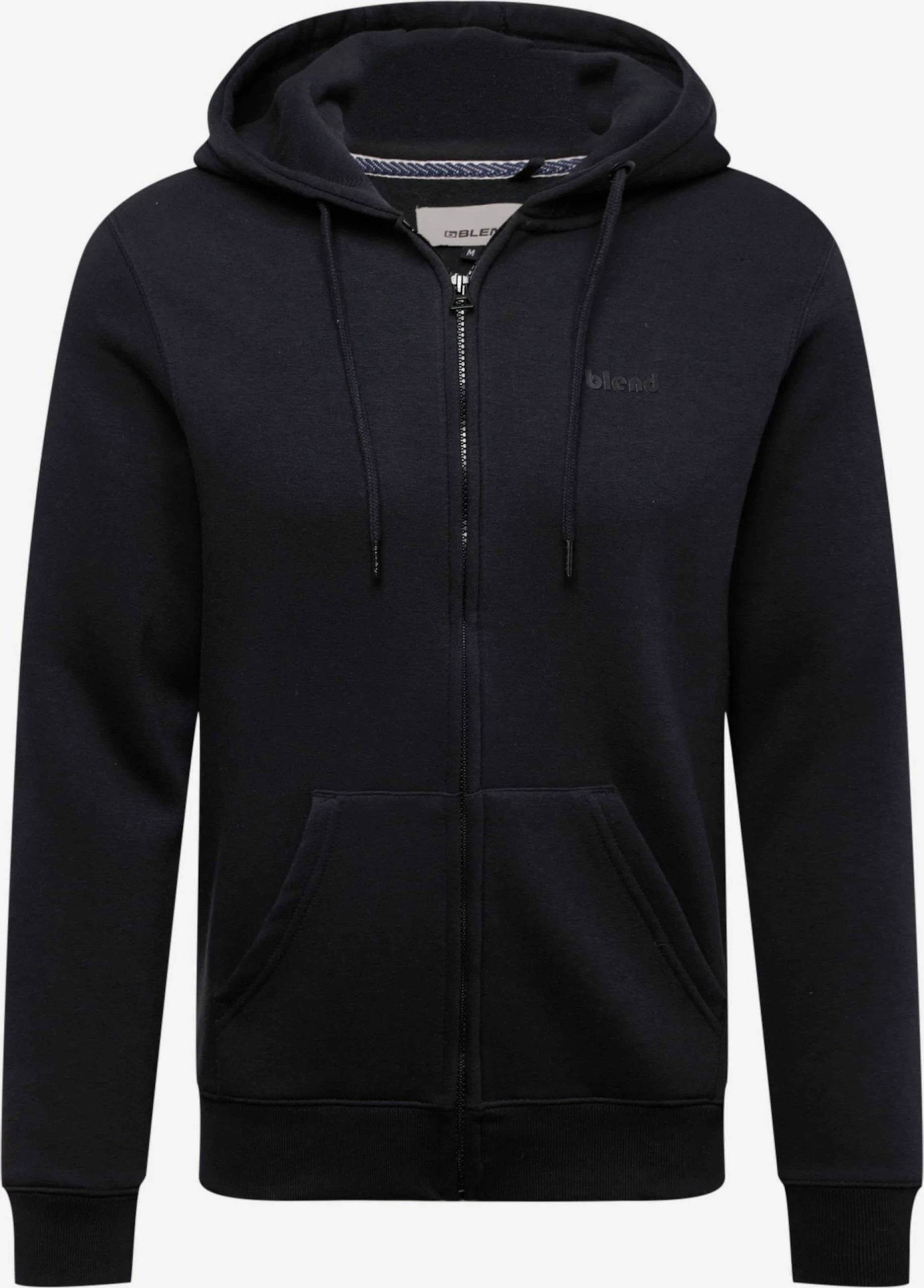 Blend Sweatvesten Met Capuchon Sweatvest Downton Heren Zwart 3 Blend Sweatvesten Met Capuchon Sweatvest Downton Heren Zwart