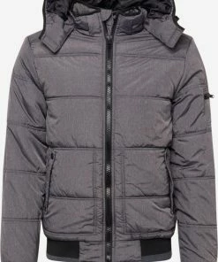 Blend Tussenjassen Tussenjas Heren Grijs Gemêleerd