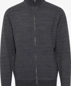 Blend Sweatvesten Sweatvest LENNER Heren Donkergrijs