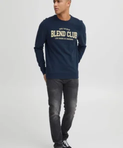 Blend Sweatshirts Sweatshirt Heren Donkerblauw -Aanbiedingen Koud Stijl Winkel 91c9d0bf368e25834d38a9de88f937ff scaled