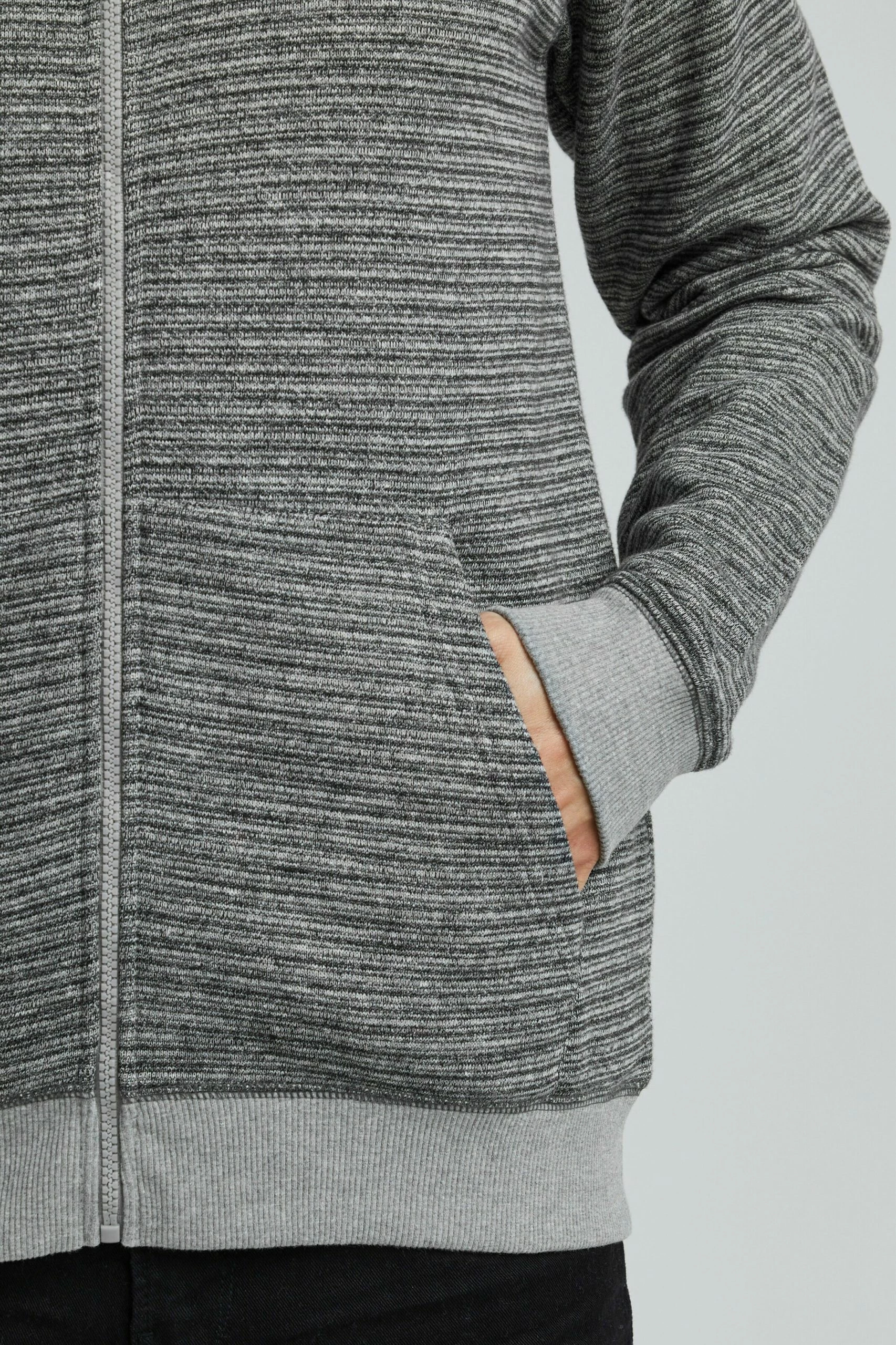 Blend Sweatvesten Met Capuchon Sweatvest Nuka Heren Grijs 8 Blend Sweatvesten Met Capuchon Sweatvest Nuka Heren Grijs - Afbeelding 6