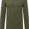 Blend Crewneck Truien Trui Heren Groen Gemêleerd