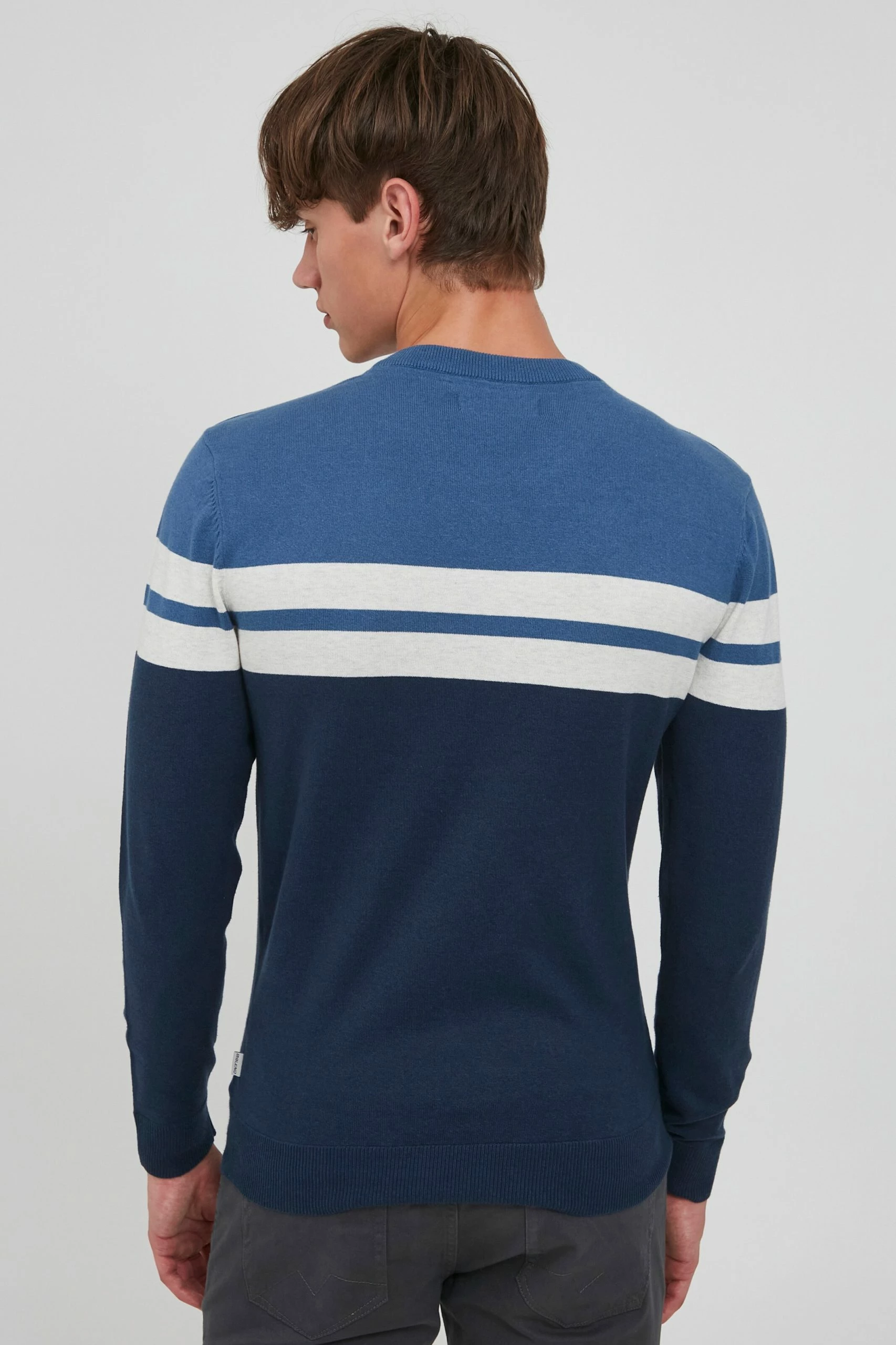Blend Crewneck Truien Trui Narius Heren Blauw 6 Blend Crewneck Truien Trui Narius Heren Blauw - Afbeelding 4
