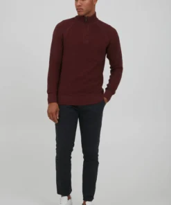 Blend Coltruien Trui THOMPSON Heren Rood / Wijnrood -Aanbiedingen Koud Stijl Winkel 981f240809d5d8619b275170deb429f6 scaled