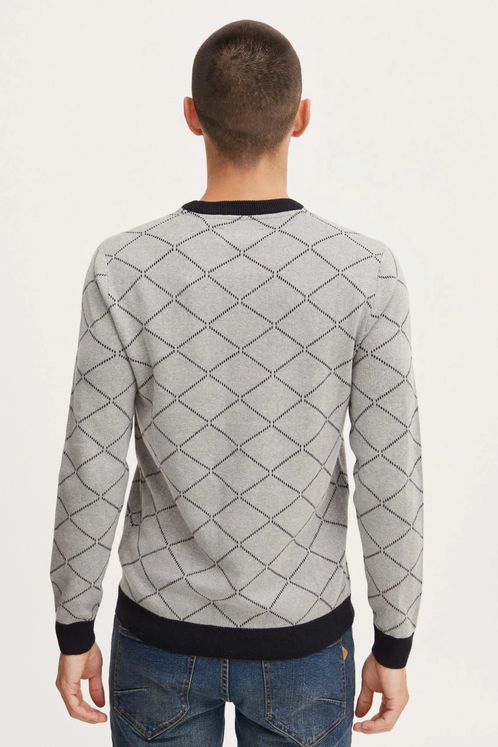 Blend Crewneck Truien Trui Nison Heren Lichtgrijs 6 Blend Crewneck Truien Trui Nison Heren Lichtgrijs - Afbeelding 4