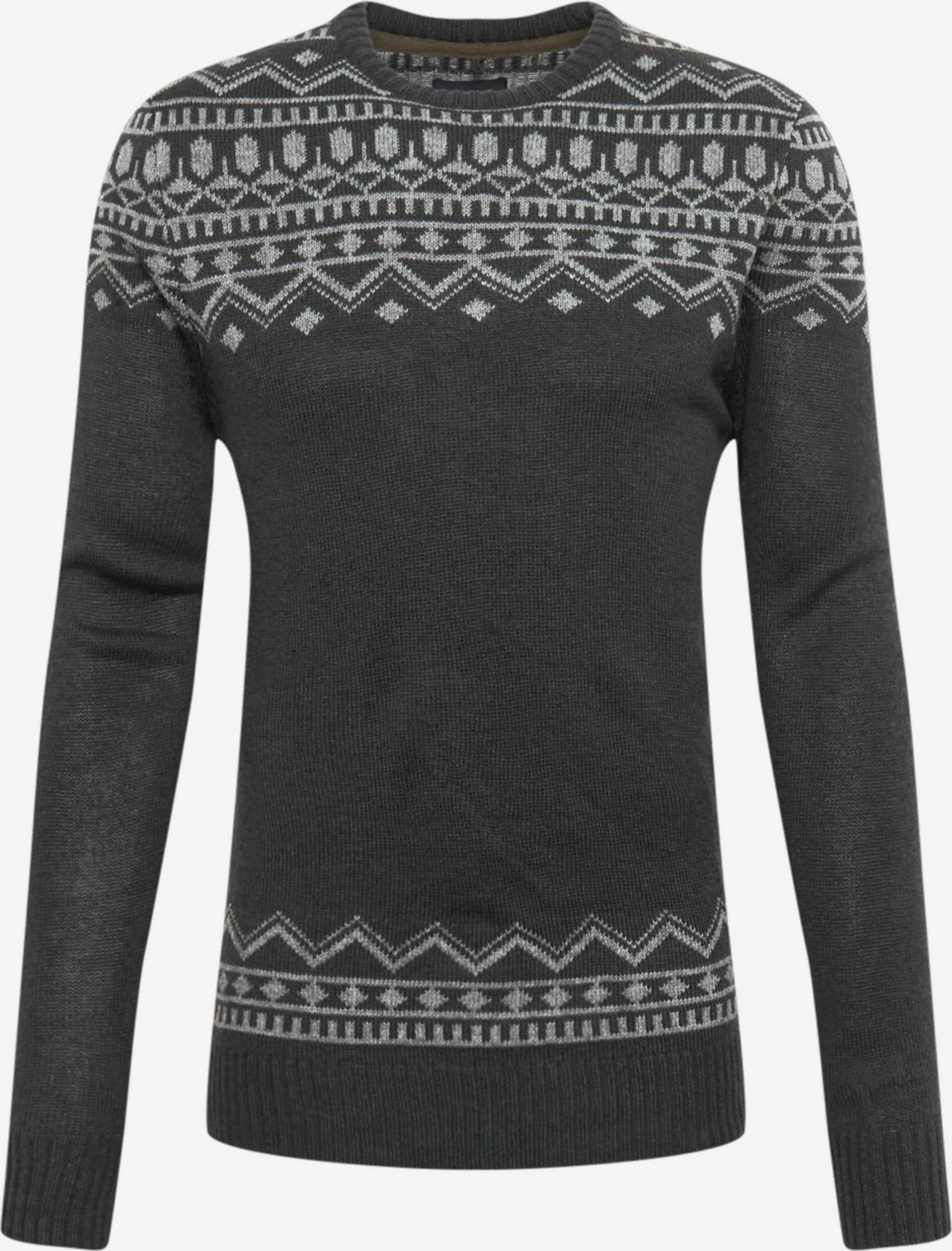 Blend Crewneck Truien Trui Knit Pullover Heren Antraciet / Grijs Gemêleerd 3 Blend Crewneck Truien Trui Knit Pullover Heren Antraciet / Grijs Gemêleerd