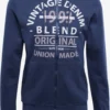 Blend Sweatvesten Met Capuchon Sweatvest Heren Donkerblauw