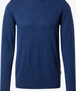 Blend Crewneck Truien Trui Heren Blauw Gemêleerd