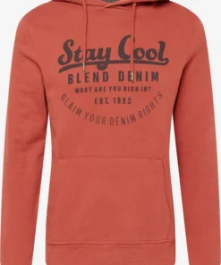 Blend Hoodies Sweatshirt Heren Roestrood