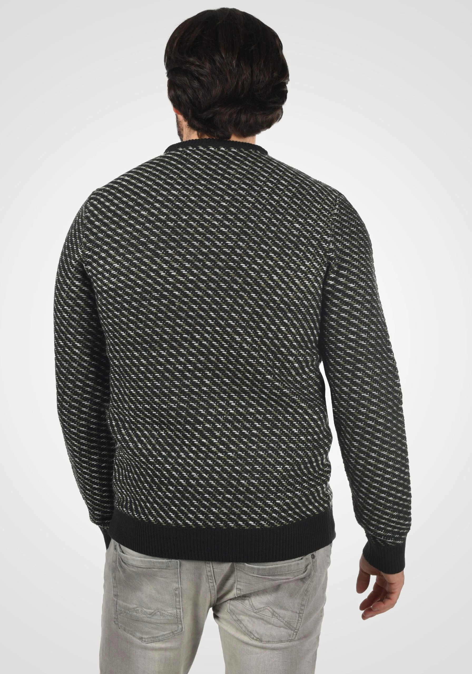 Blend V-hals Truien Trui Calisto Heren Zwart 6 Blend V-hals Truien Trui Calisto Heren Zwart - Afbeelding 4