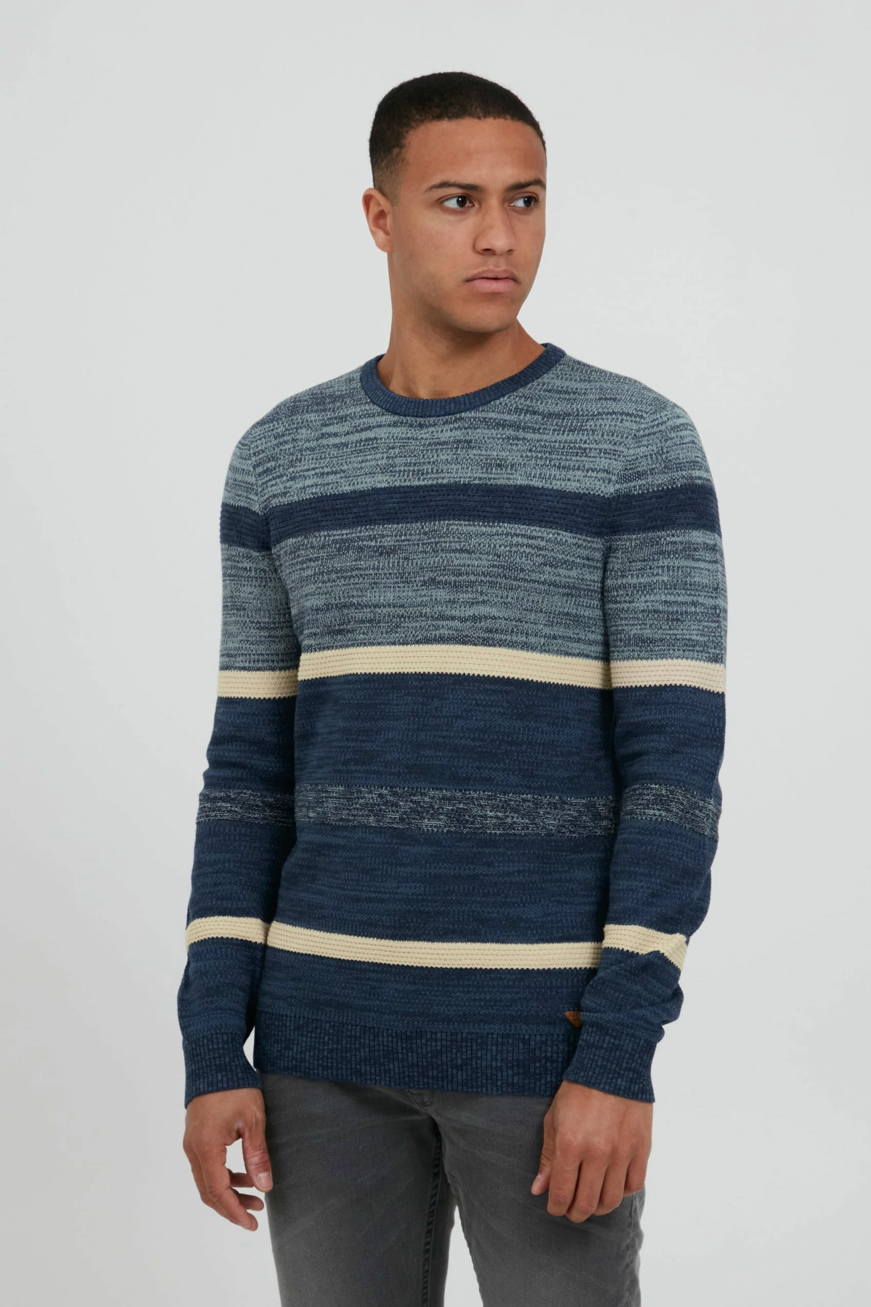 Blend Crewneck Truien Trui Arendt Heren Blauw 4 Blend Crewneck Truien Trui Arendt Heren Blauw - Afbeelding 2