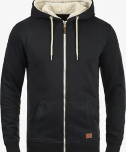 Blend Sweatvesten Met Capuchon Sweatvest Hulker Teddy Heren Zwart