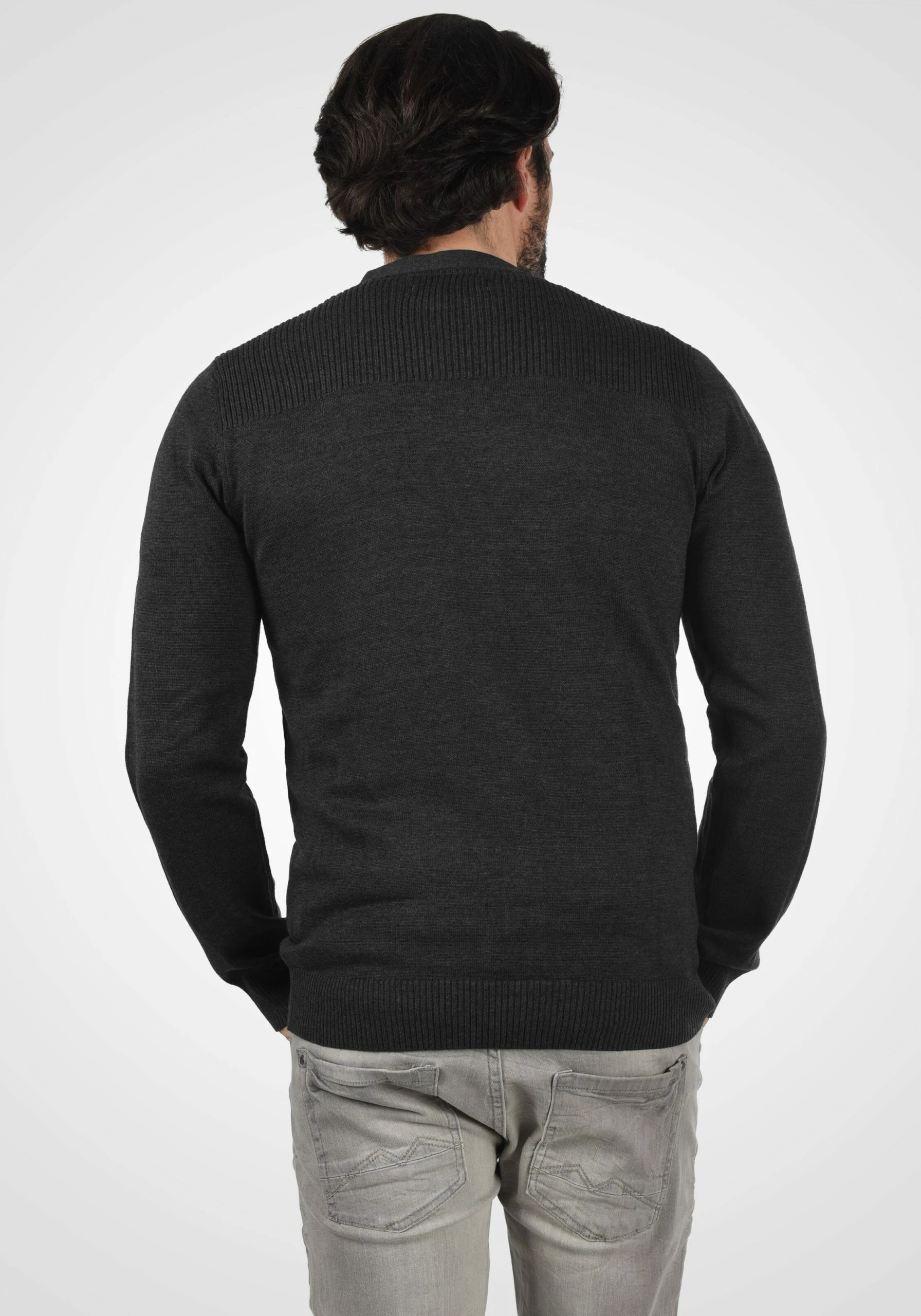 Blend Vesten Gebreid Vest Caden Heren Grijs 6 Blend Vesten Gebreid Vest Caden Heren Grijs - Afbeelding 4