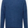 Blend Crewneck Truien Trui Heren Donkerblauw / Blauw Gemêleerd