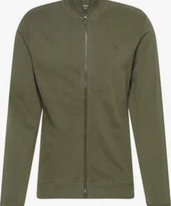 Blend Sweatvesten Sweatvest Novan Heren Olijfgroen