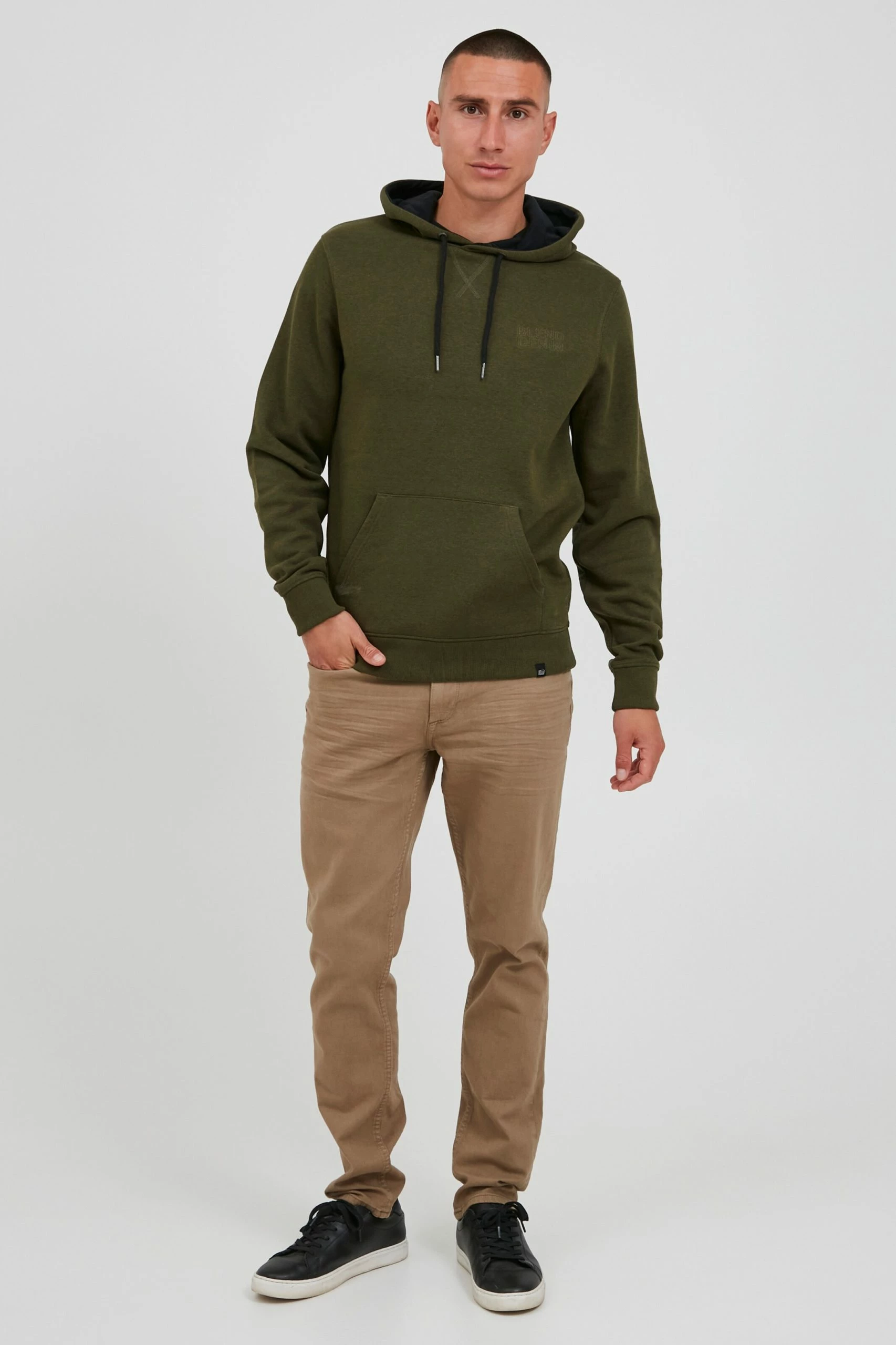 Blend Hoodies Sweatshirt HARRISON Heren Groen 5 Blend Hoodies Sweatshirt HARRISON Heren Groen - Afbeelding 3