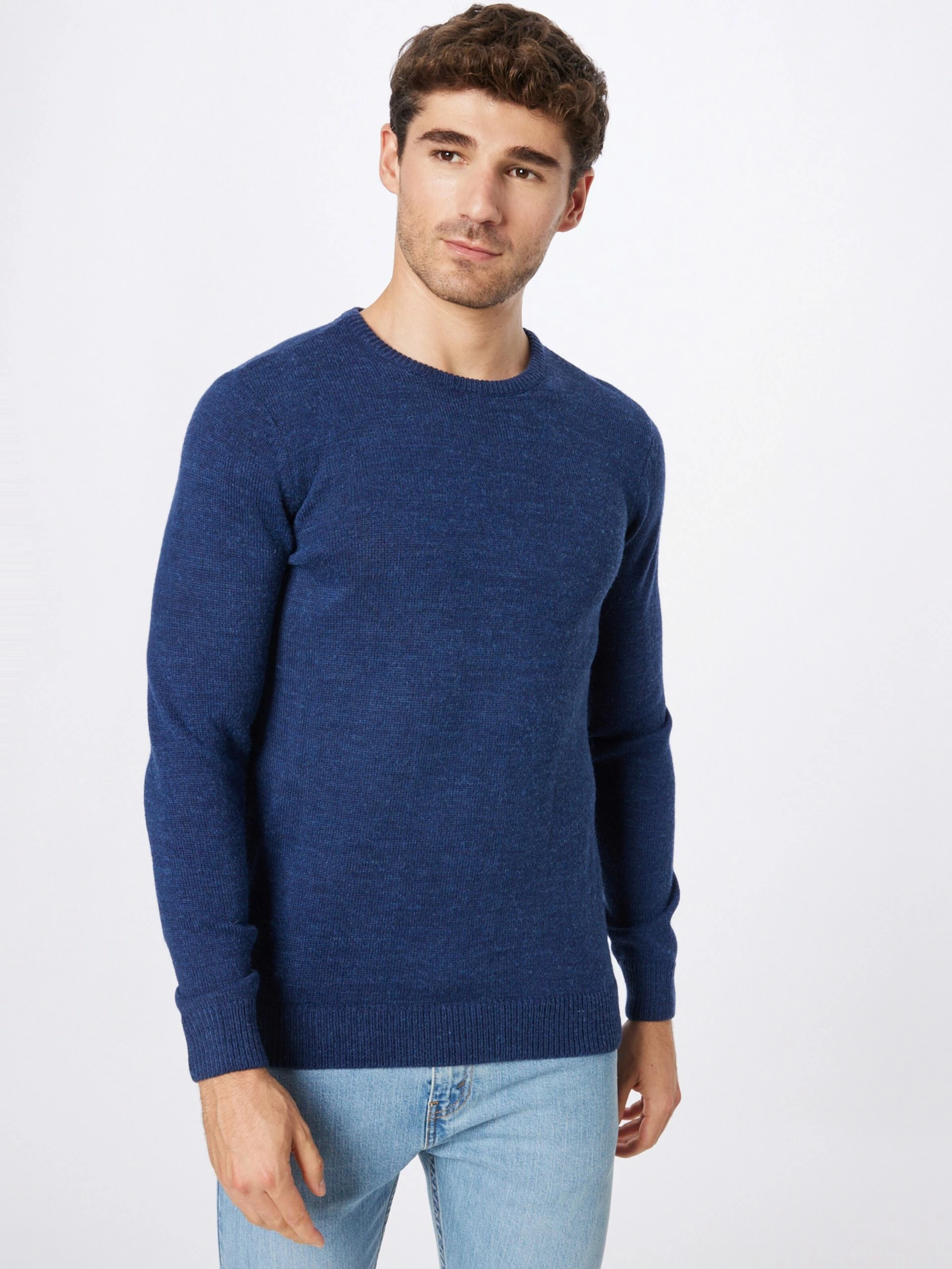 Blend Crewneck Truien Trui Heren Blauw Gemêleerd 5 Blend Crewneck Truien Trui Heren Blauw Gemêleerd - Afbeelding 3