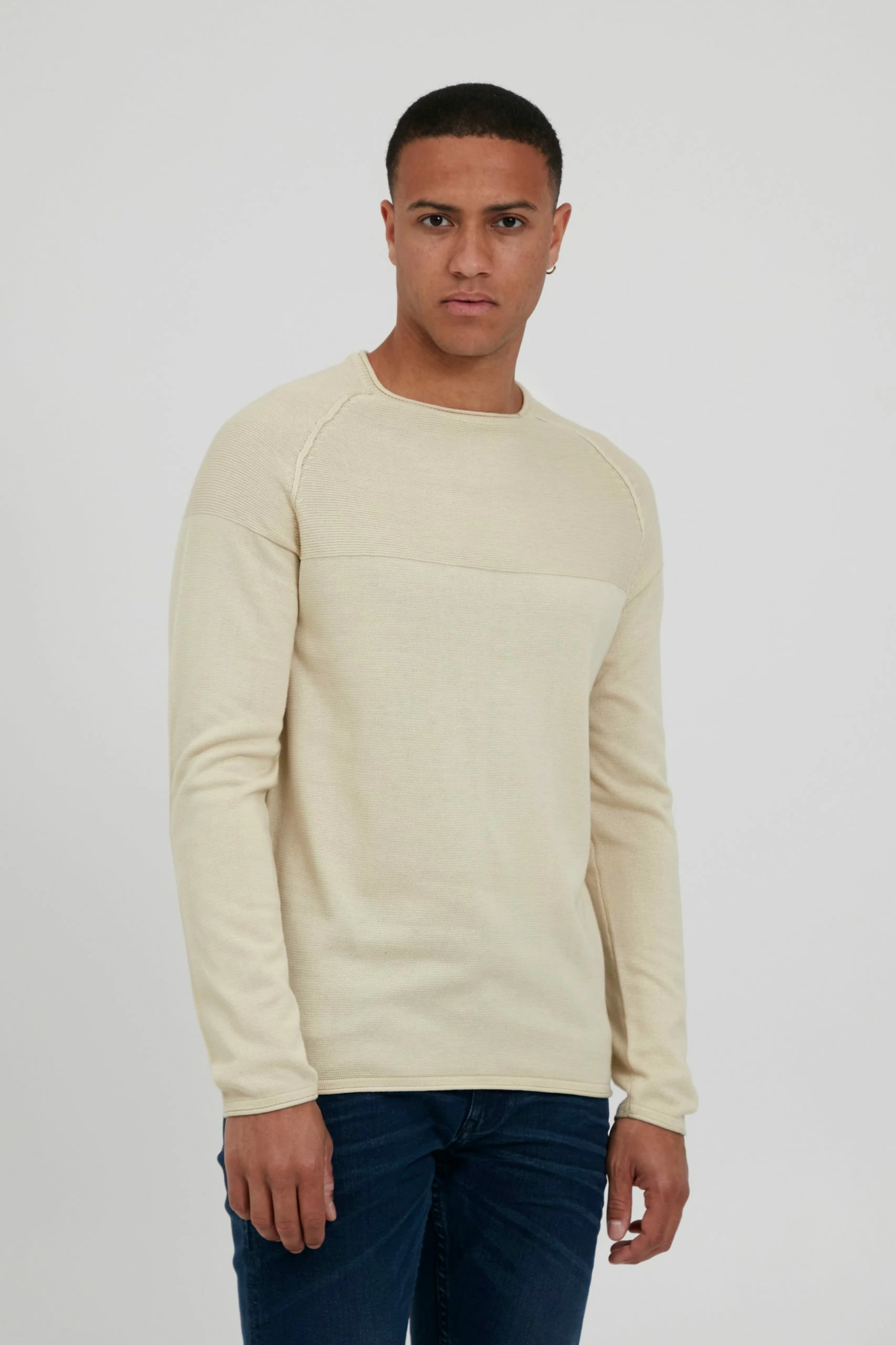 Blend Sweatshirts Sweatshirt ADRIANO Heren Beige 4 Blend Sweatshirts Sweatshirt ADRIANO Heren Beige - Afbeelding 2