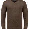 Blend V-hals Truien Trui Lasse Heren Bruin