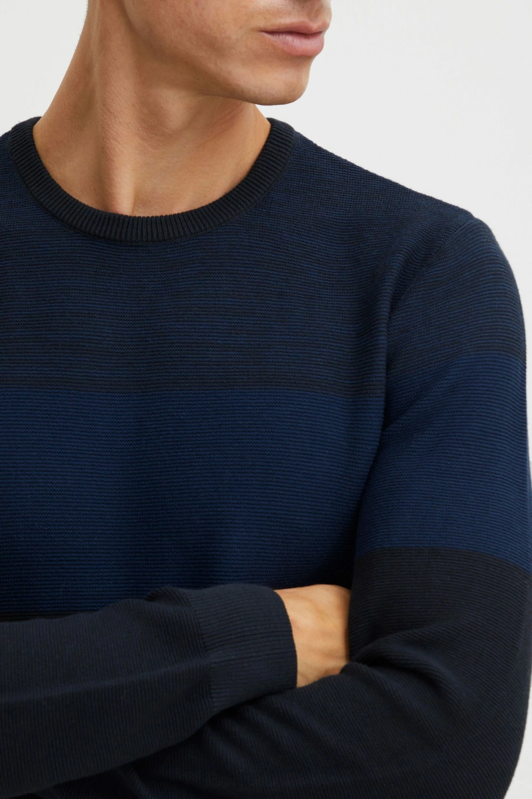 Blend Crewneck Truien Trui Napinoa Heren Blauw 7 Blend Crewneck Truien Trui Napinoa Heren Blauw - Afbeelding 5