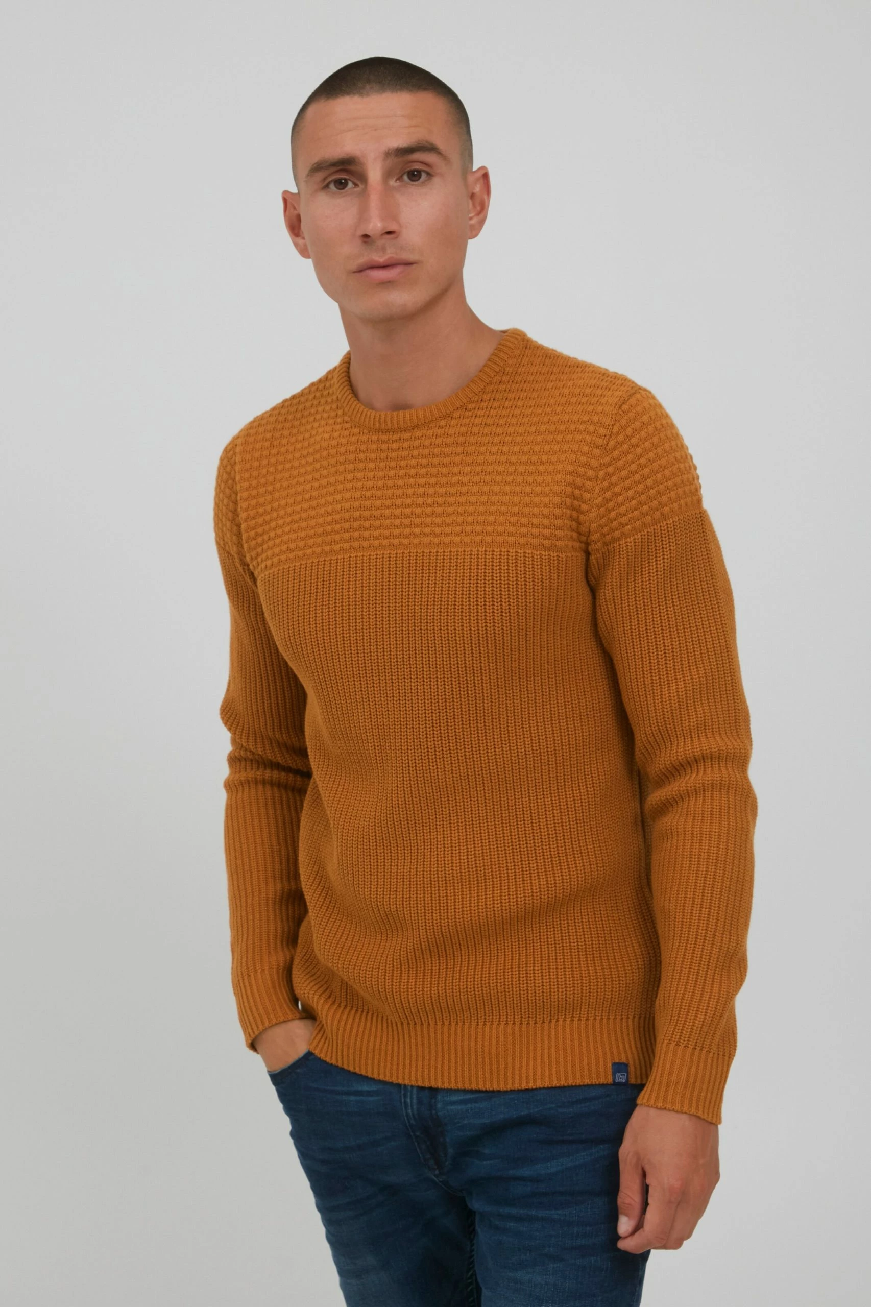 Blend Crewneck Truien Trui Tafari Heren Donkeroranje 4 Blend Crewneck Truien Trui Tafari Heren Donkeroranje - Afbeelding 2