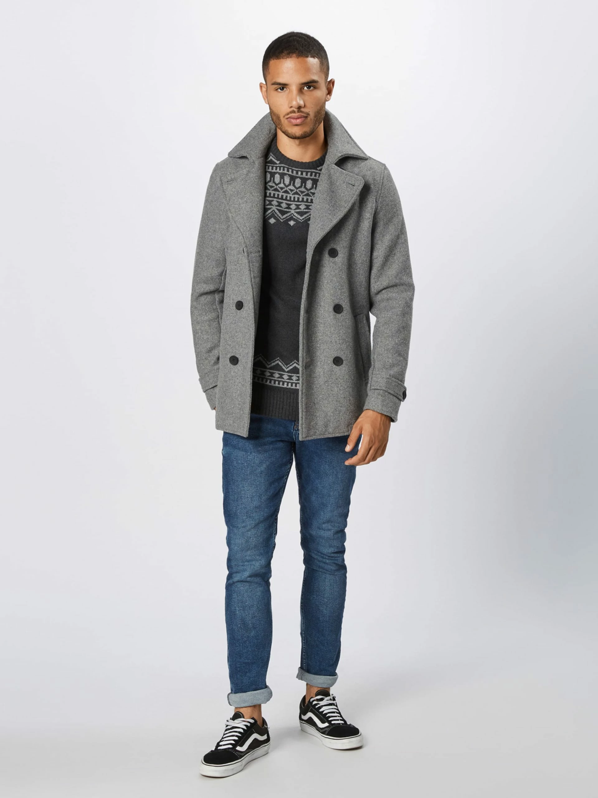 Blend Crewneck Truien Trui Knit Pullover Heren Antraciet / Grijs Gemêleerd 7 Blend Crewneck Truien Trui Knit Pullover Heren Antraciet / Grijs Gemêleerd - Afbeelding 5