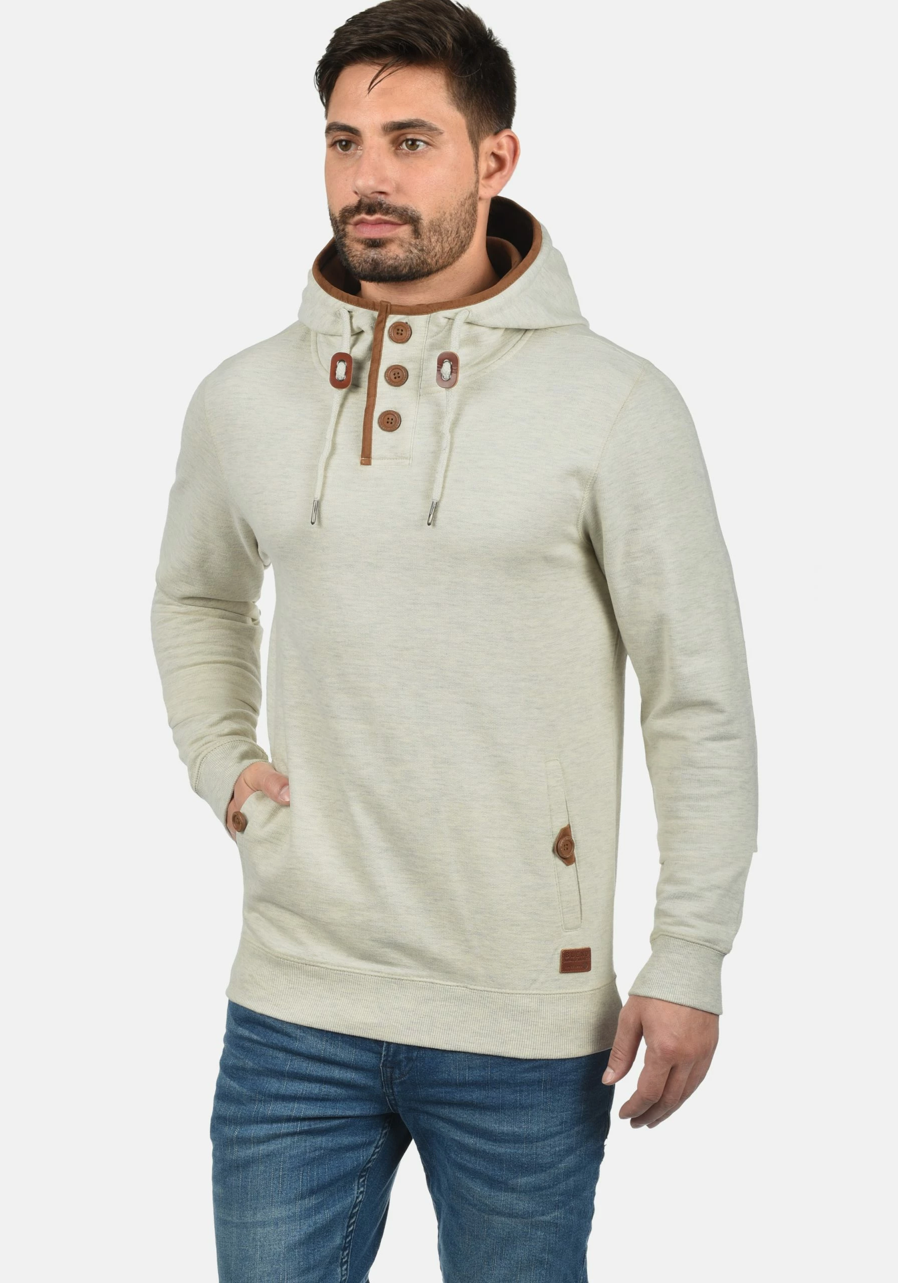 Blend Hoodies Sweatshirt Alexo Heren Beige 4 Blend Hoodies Sweatshirt Alexo Heren Beige - Afbeelding 2