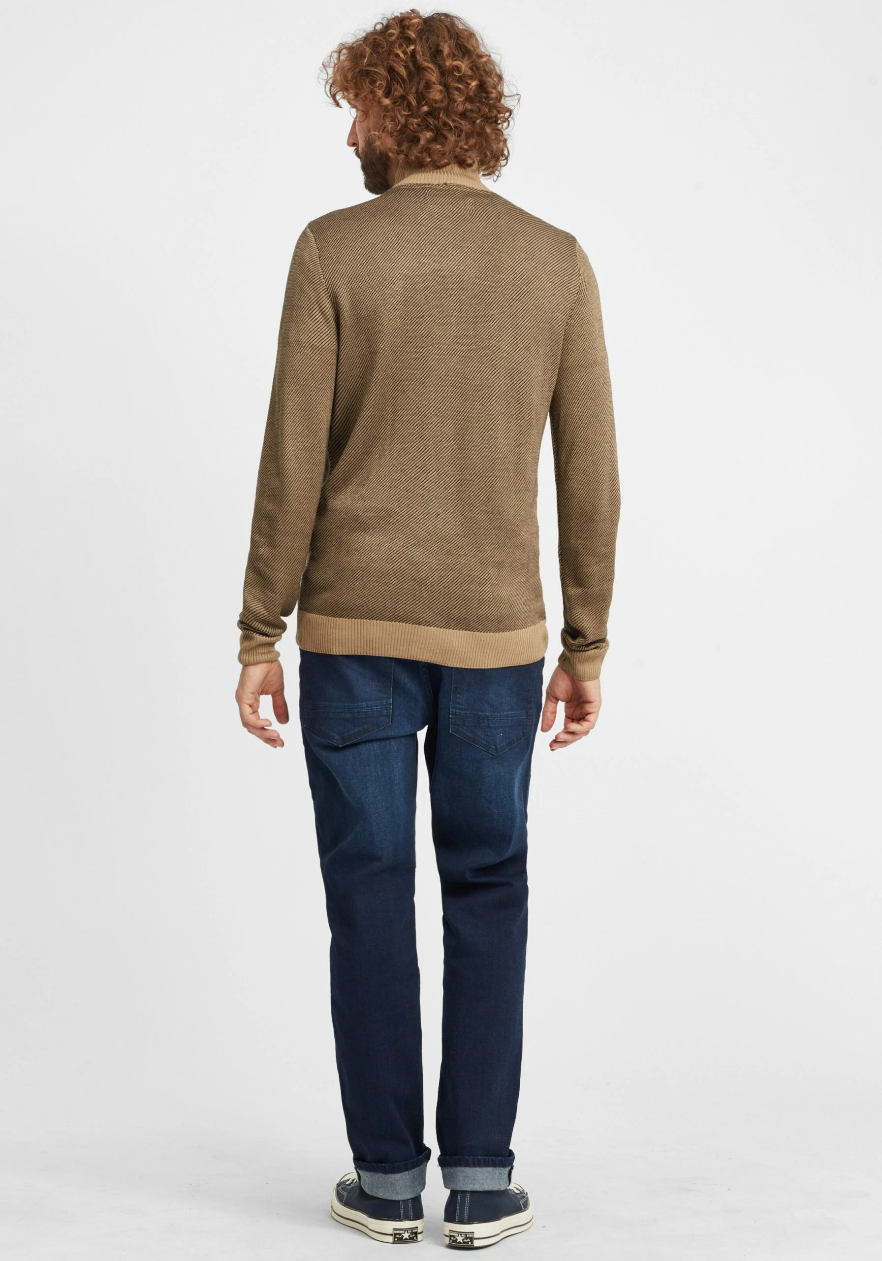 Blend Vesten Gebreid Vest Londer Heren Bruin / Lichtbruin 6 Blend Vesten Gebreid Vest Londer Heren Bruin / Lichtbruin - Afbeelding 4