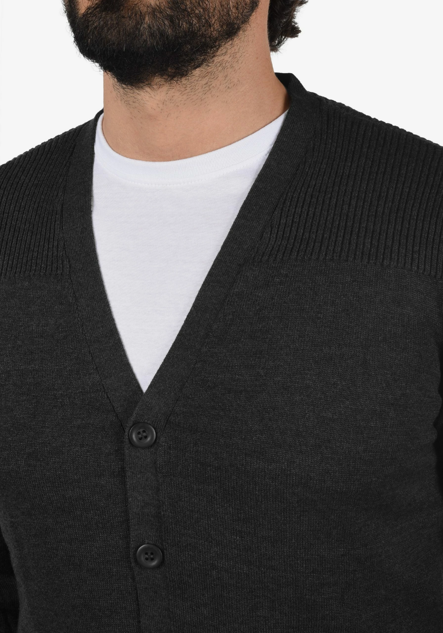 Blend Vesten Gebreid Vest Caden Heren Grijs 8 Blend Vesten Gebreid Vest Caden Heren Grijs - Afbeelding 6