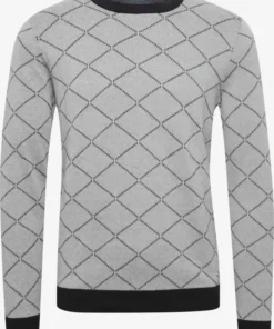 Blend Crewneck Truien Trui Nison Heren Lichtgrijs