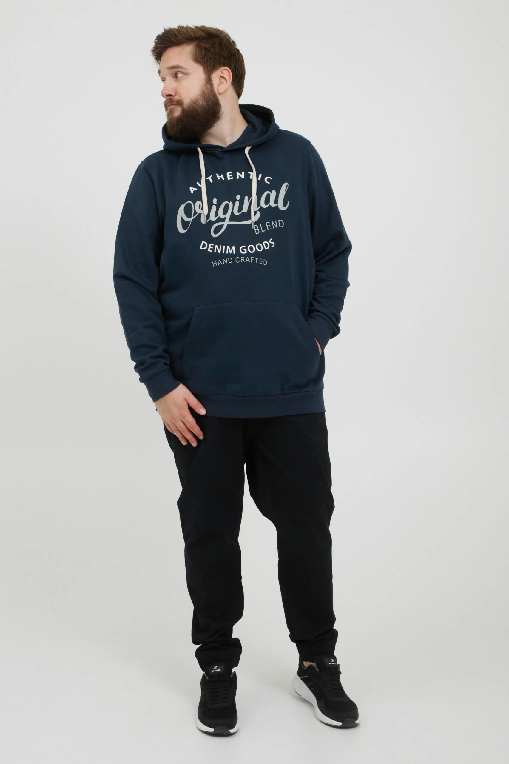 Hoodies Trui BT TOBIAS Heren Donkerblauw 5 Hoodies Trui BT TOBIAS Heren Donkerblauw - Afbeelding 3