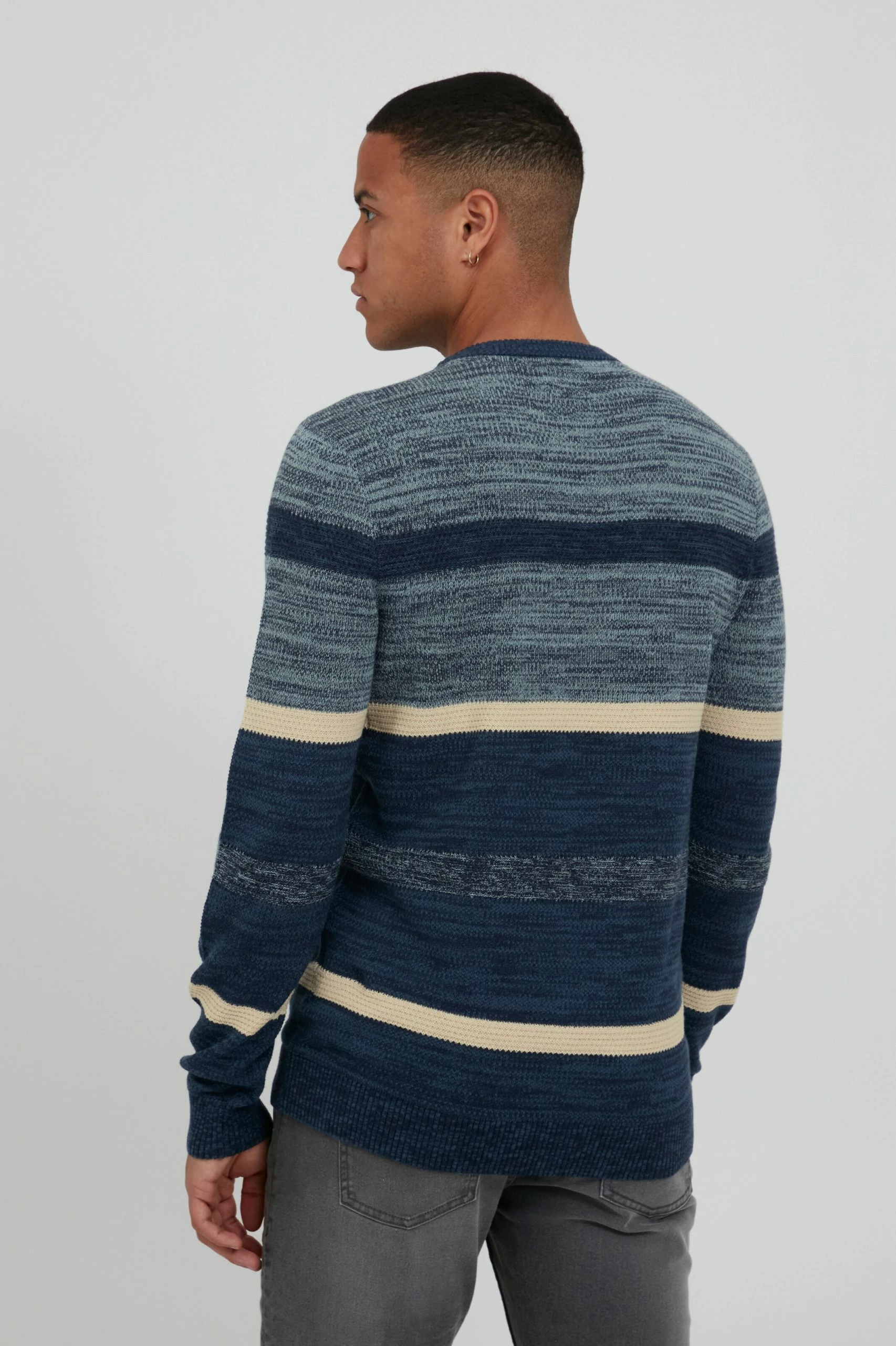 Blend Crewneck Truien Trui Arendt Heren Blauw 6 Blend Crewneck Truien Trui Arendt Heren Blauw - Afbeelding 4