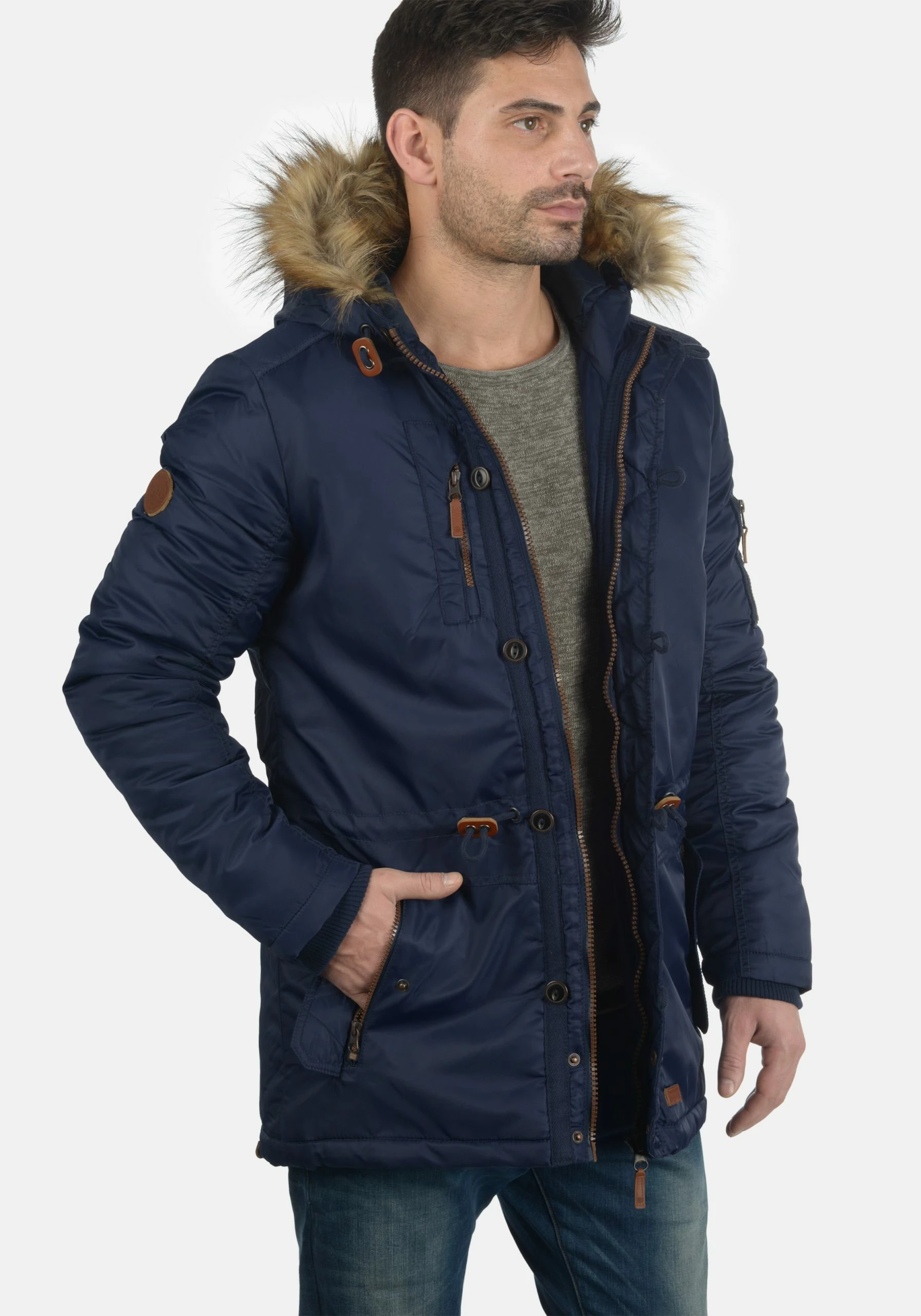 Blend Parkas Winterparka Eugen Heren Blauw 5 Blend Parkas Winterparka Eugen Heren Blauw - Afbeelding 3