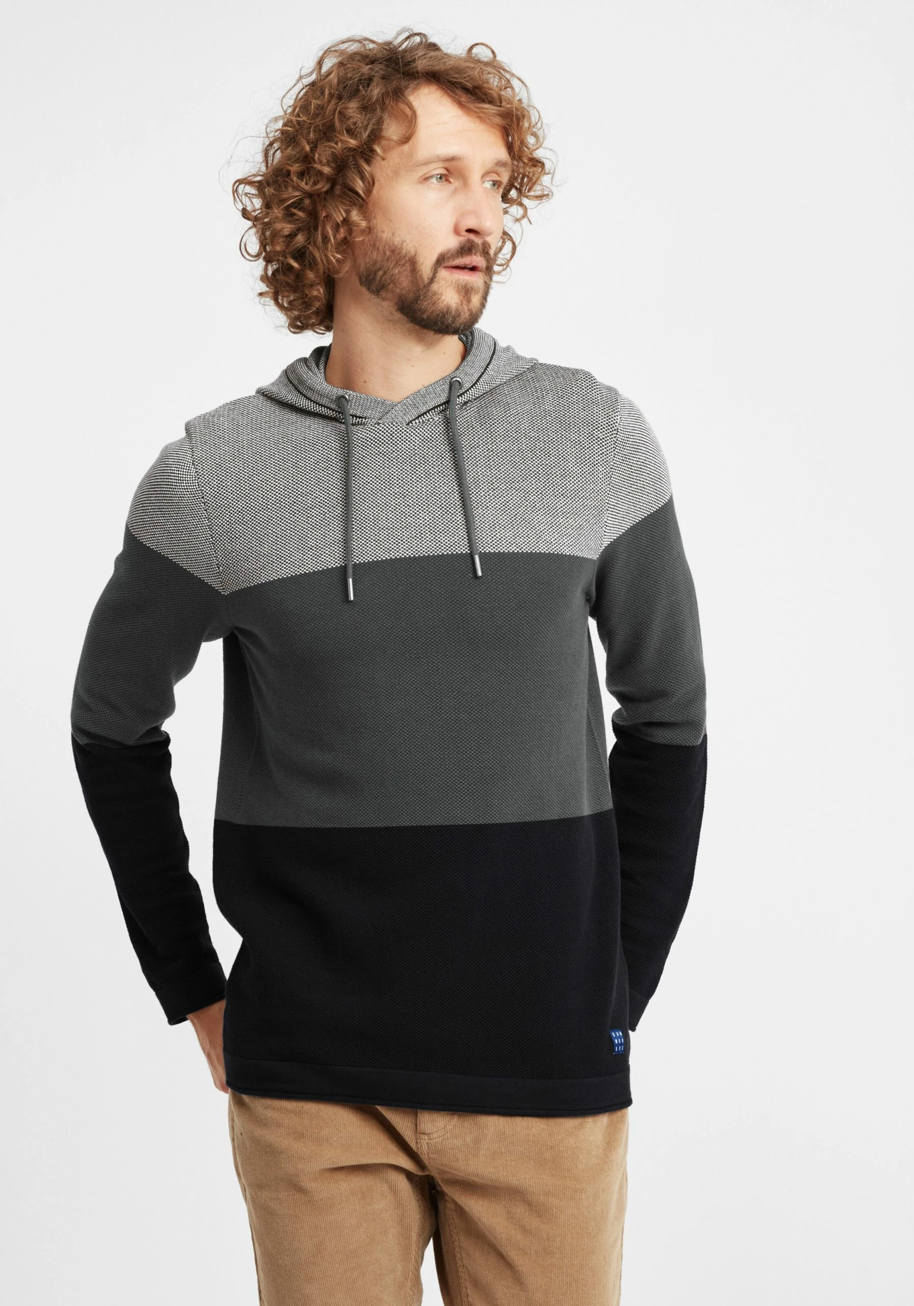 Blend Hoodies Trui Salado Heren Grijs / Zwart 4 Blend Hoodies Trui Salado Heren Grijs / Zwart - Afbeelding 2