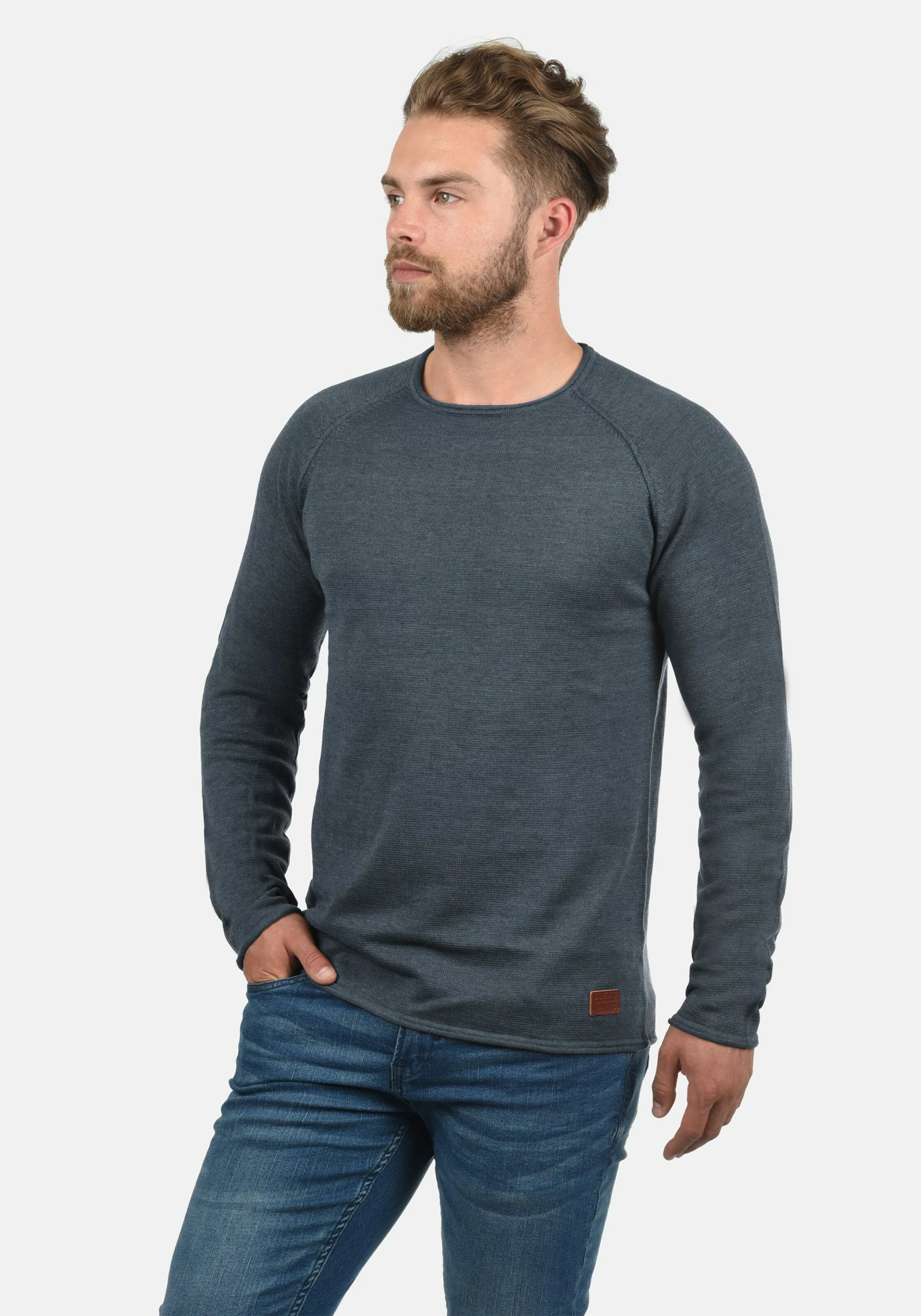 Blend Crewneck Truien Trui John Heren Navy 4 Blend Crewneck Truien Trui John Heren Navy - Afbeelding 2