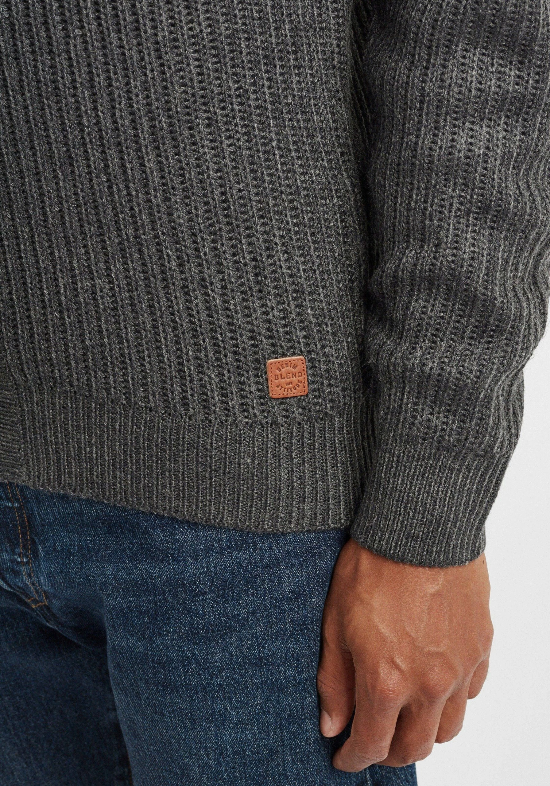 Blend Vesten Gebreid Vest Heren Grijs 8 Blend Vesten Gebreid Vest Heren Grijs - Afbeelding 6