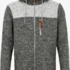 Blend Fleece Jassen Fleece Jas Pinheiro Heren Grijs