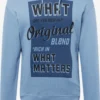 Blend Hoodies Sweatshirt Heren Marine / Smoky Blue