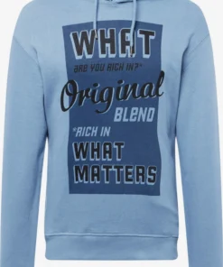 Blend Hoodies Sweatshirt Heren Marine / Smoky Blue