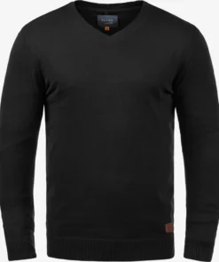 Blend V-hals Truien Trui Lasse Heren Zwart