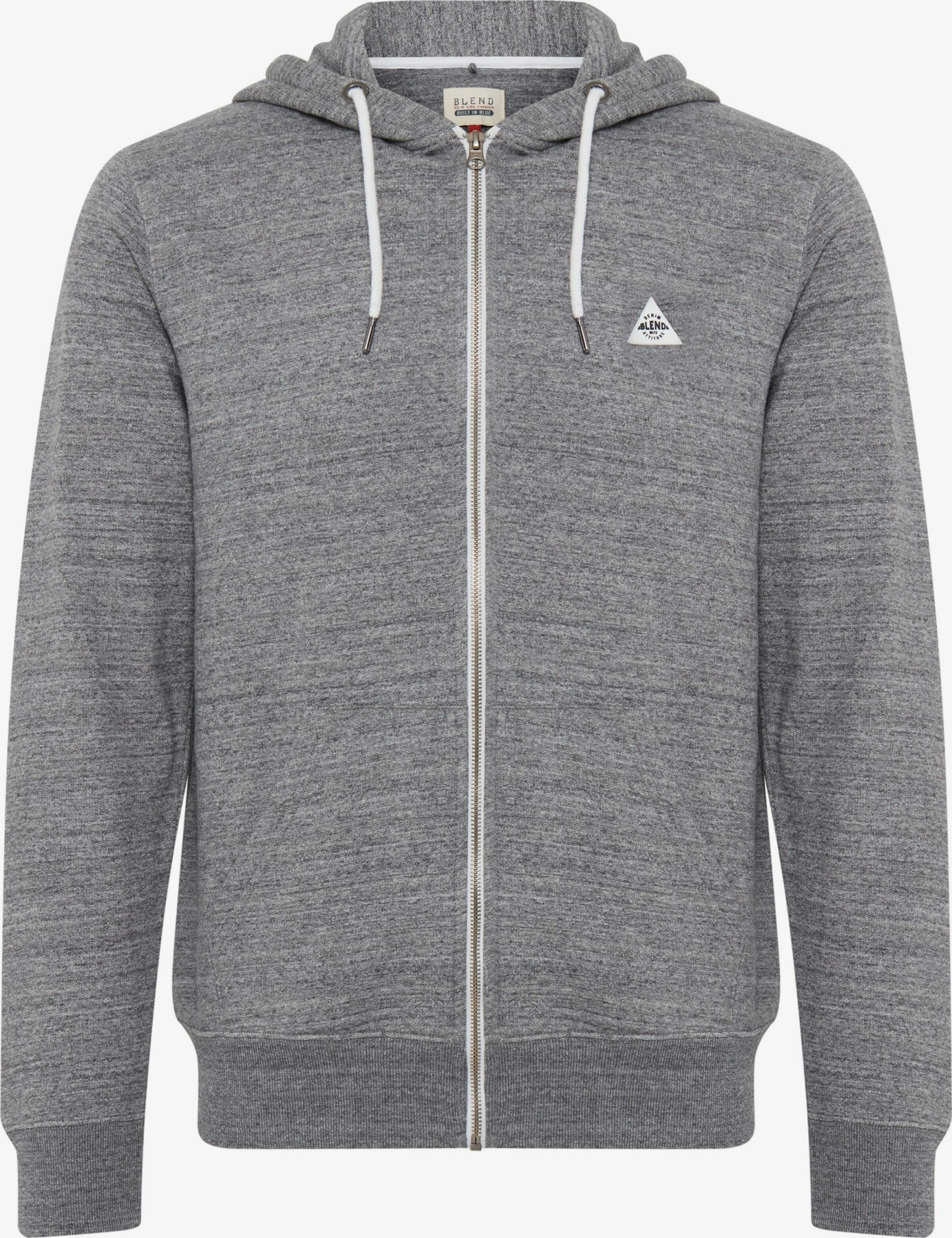 Blend Sweatvesten Met Capuchon Sweatvest Heren Grijs Gemêleerd 3 Blend Sweatvesten Met Capuchon Sweatvest Heren Grijs Gemêleerd